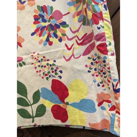 Boden Skirt Bright Multicolor Floral Lined A-Line Size 6 Side Zip Artsy - Picture 3 of 11